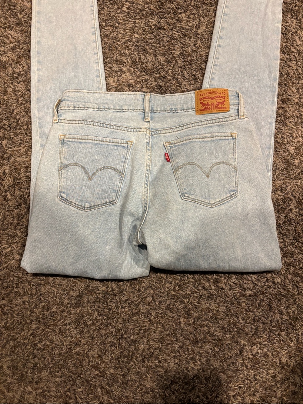 Levi's Light Wash Skinny Jeans
